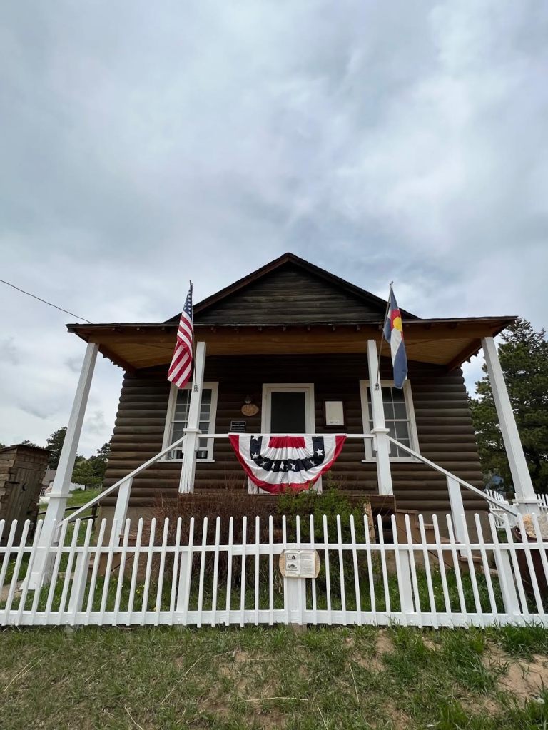 A front view of the Gold Hill History Museum