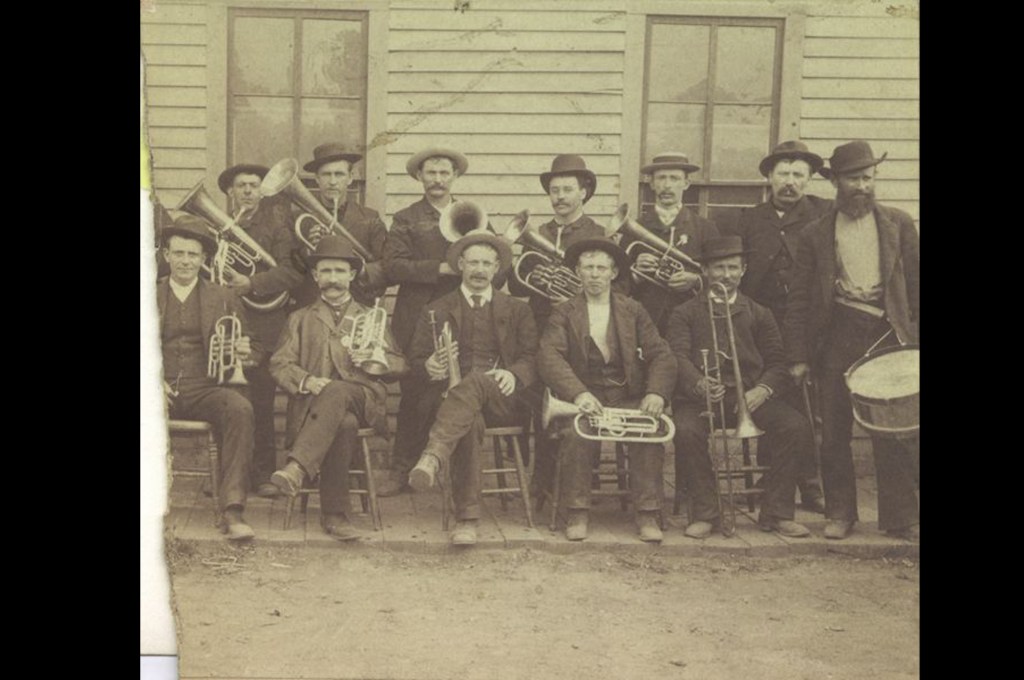 The Gold Hill Brass Band in 1887